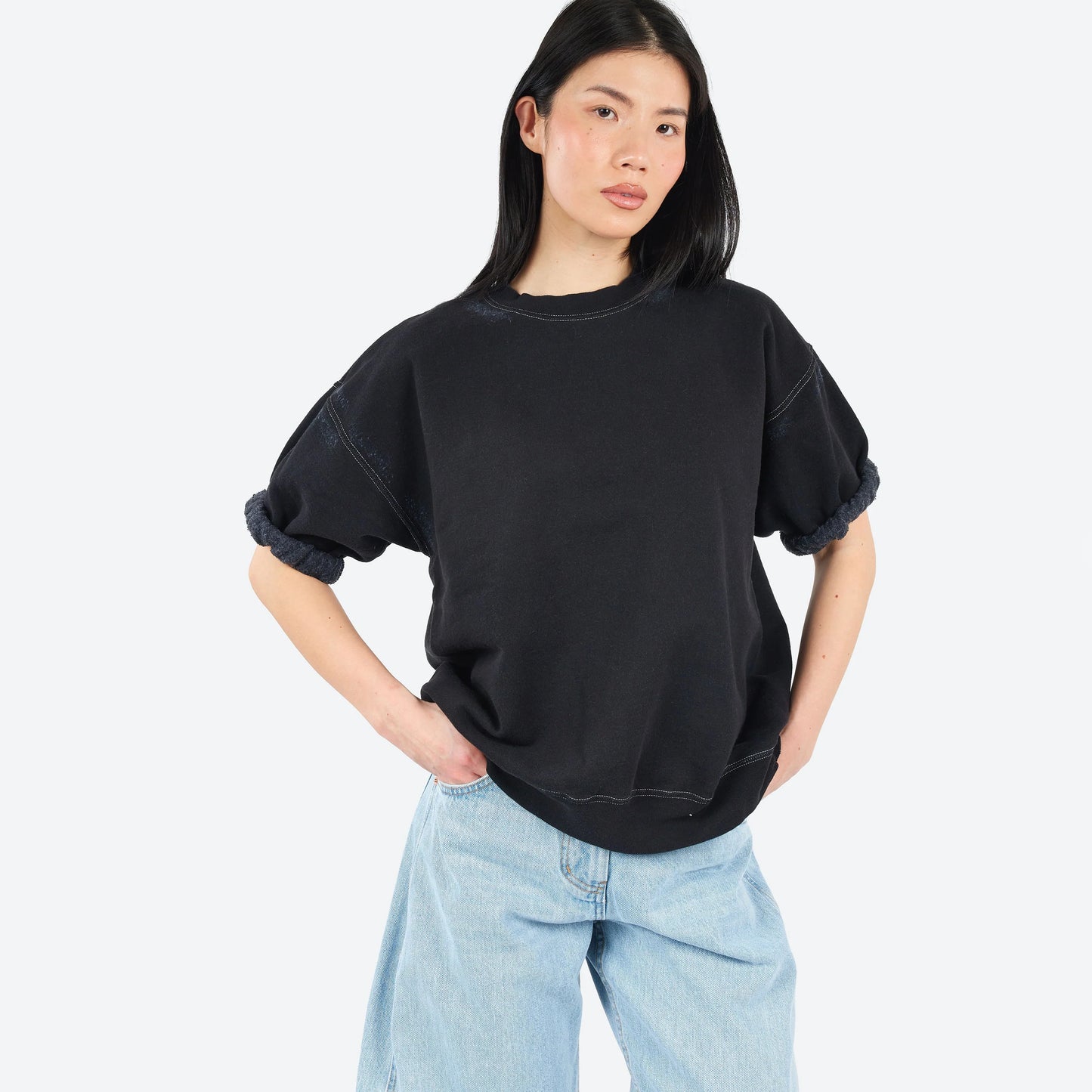 Rachel Comey "Stanza" Sweatshirt in Black, Size Medium