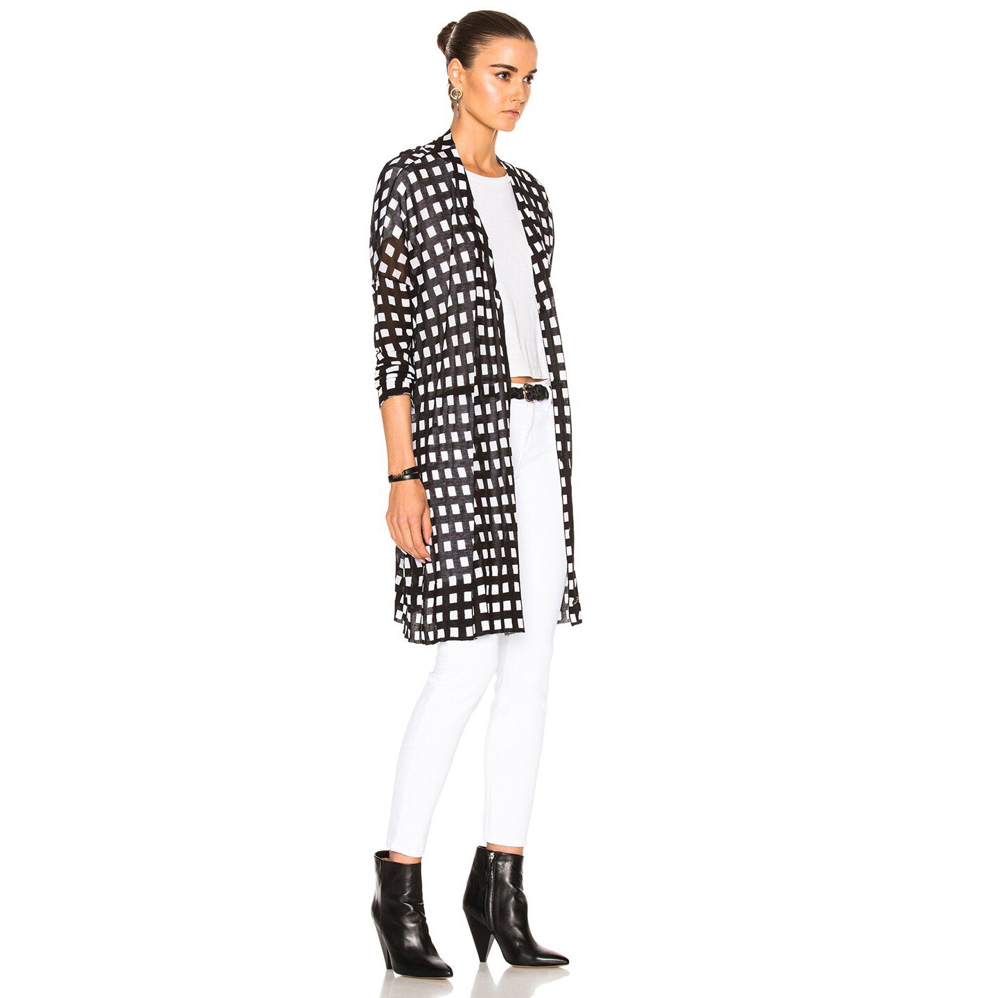 Rag&Bone Black and White Checked Cardigan, size XS