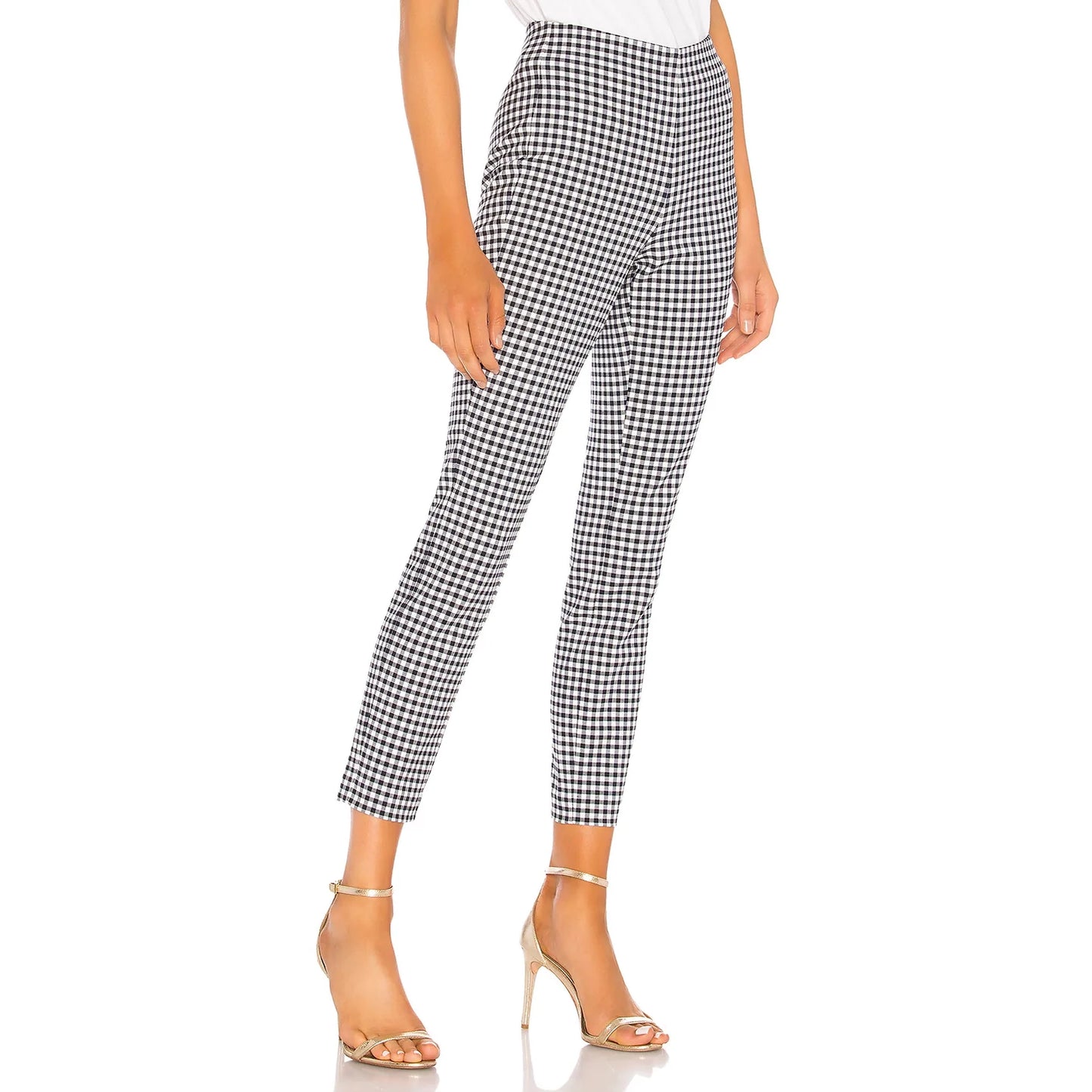 Rag & Bone "Simone" Pant in Navy Gingham, size 4