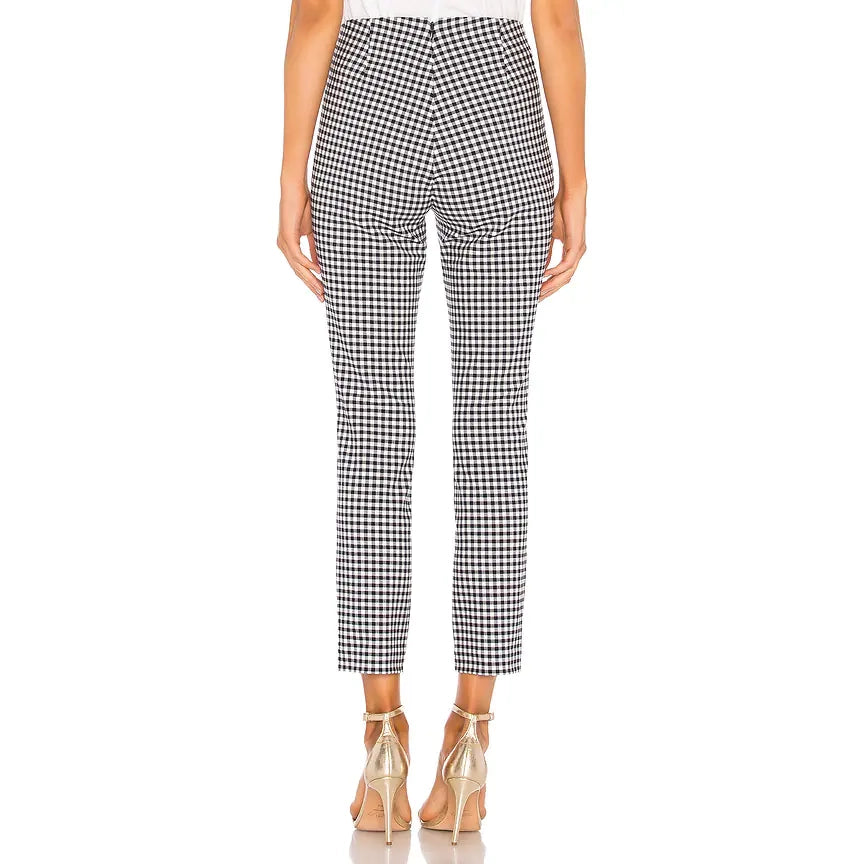 Rag & Bone "Simone" Pant in Navy Gingham, size 4