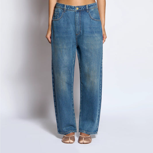 Roucha "Dahm" Jean in Blue, size "B" (like a medium ish)