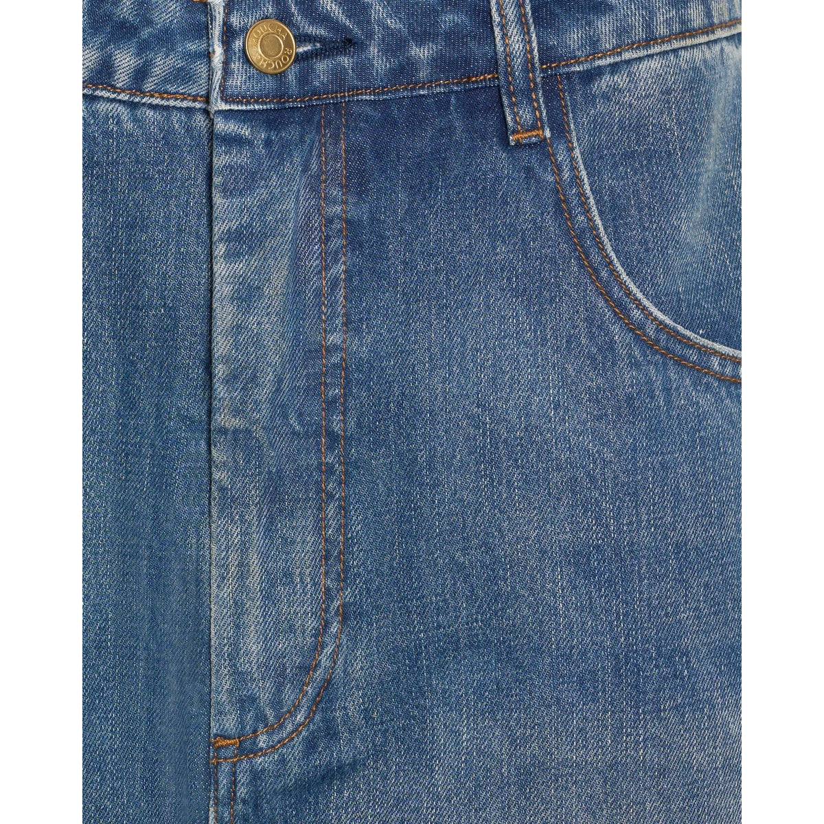 Roucha "Dahm" Jean in Blue, size "B" (like a medium ish)