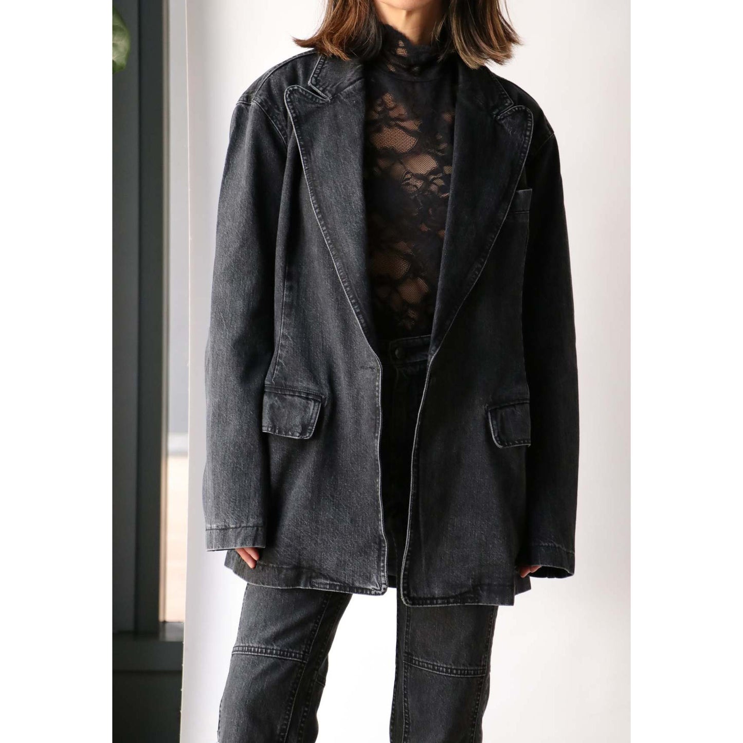 Rachel Comey "Abel" Blazer in Black, size M/L