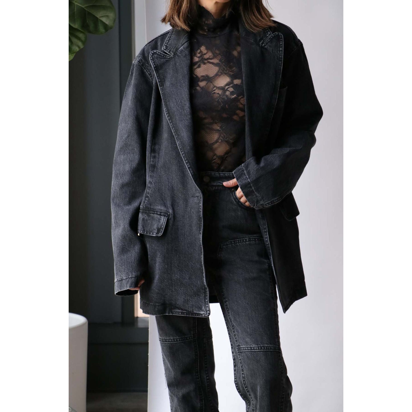 Rachel Comey "Abel" Blazer in Black, size M/L