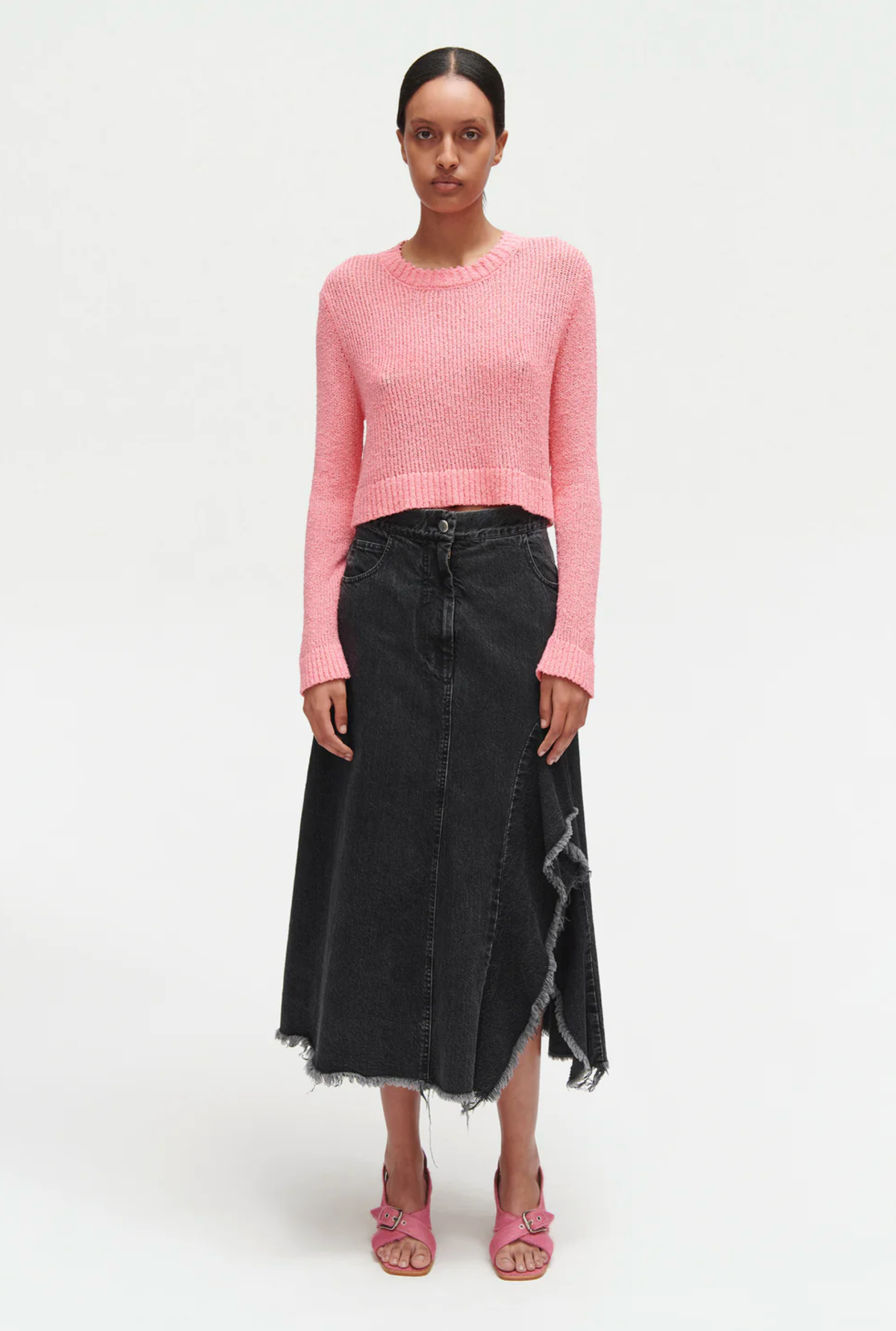 Rachel Comey Denim Skirt in Black, size 6 (fits 4/6)