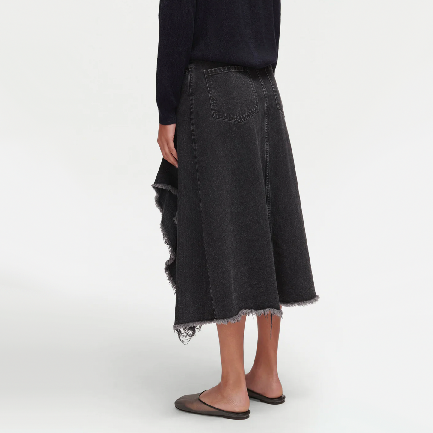 Rachel Comey Denim Skirt in Black, size 6 (fits 4/6)