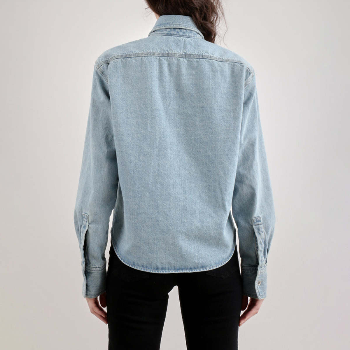 Rachel Comey "Riera" Denim Shirt in "Celeste", size 4