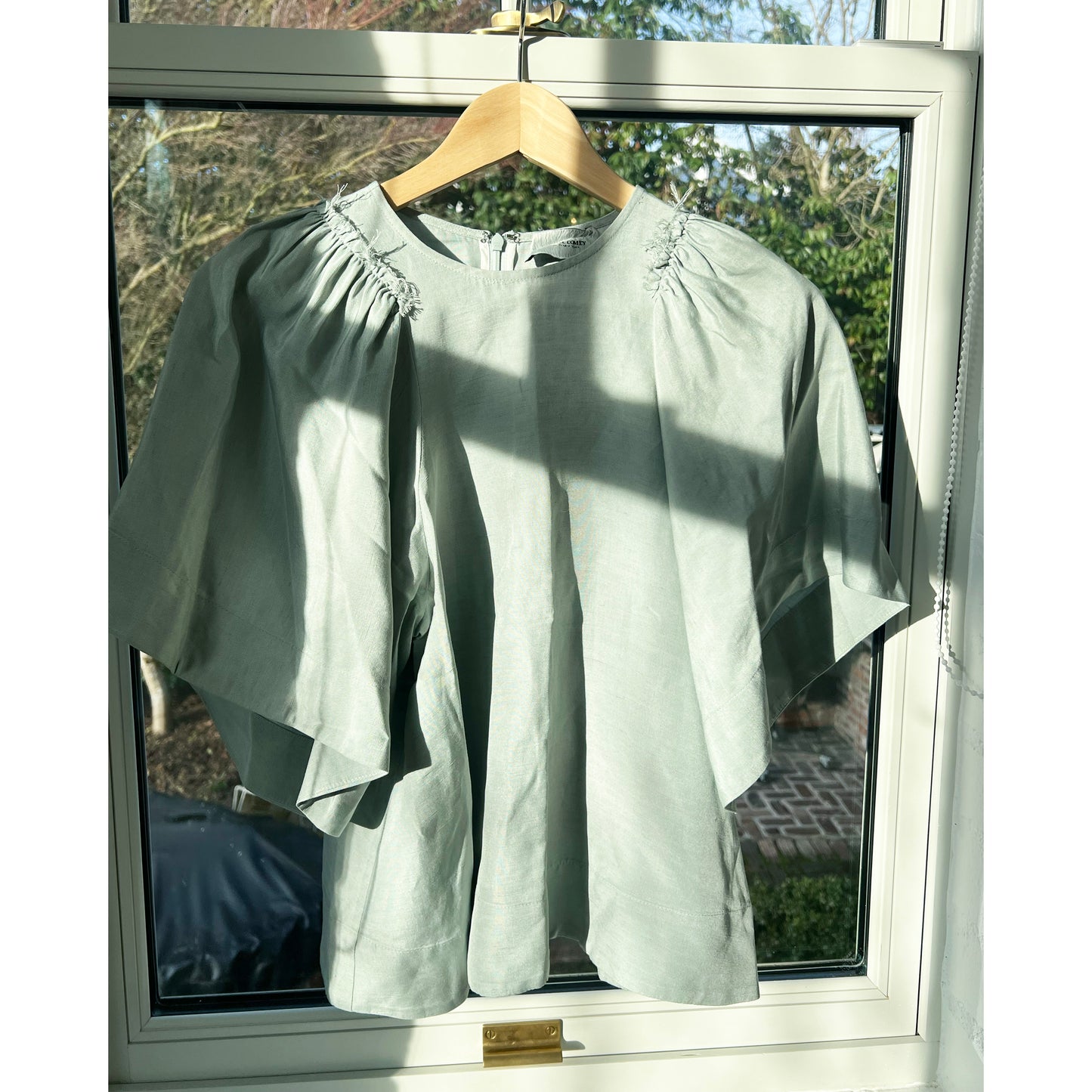 Rachel Comey "Ravine" Top in Seafoam, size 4