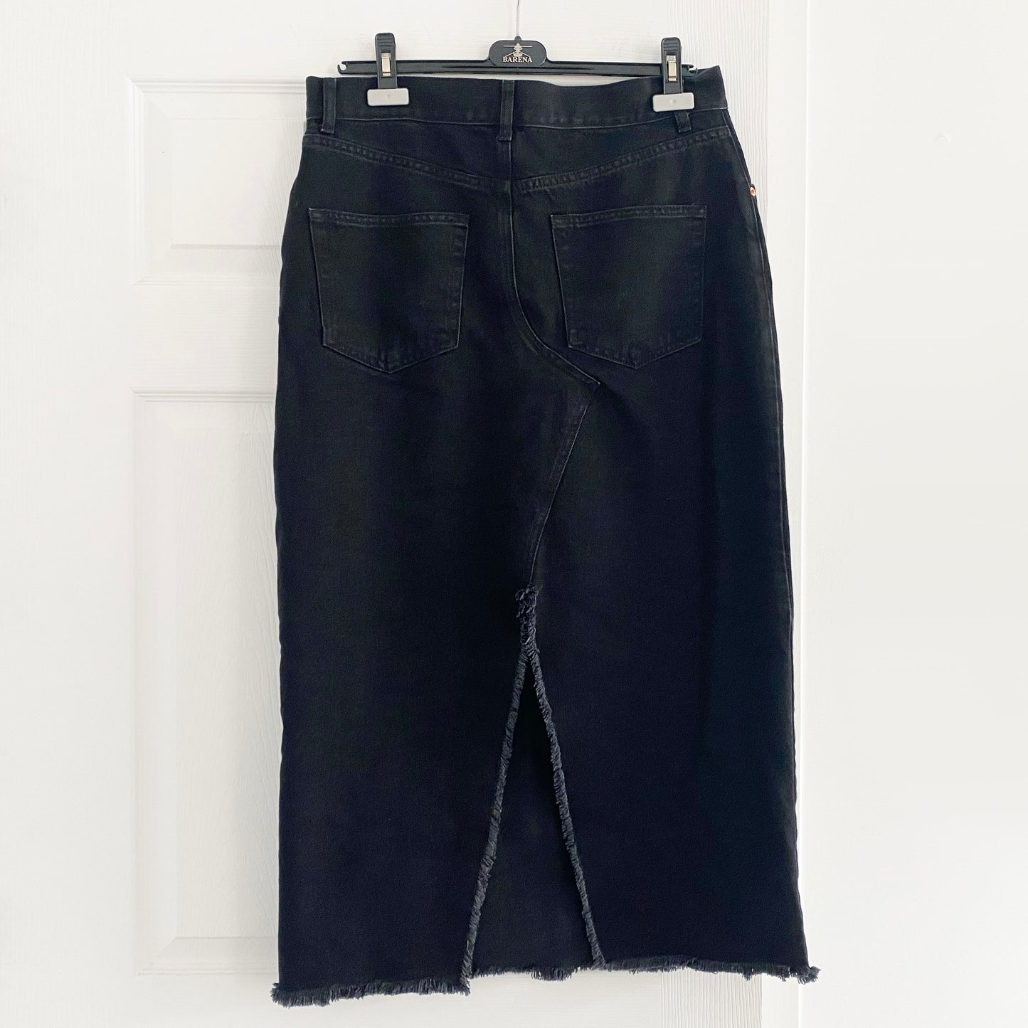 Raey Black Denim Skirt, size 10US (14Uk)