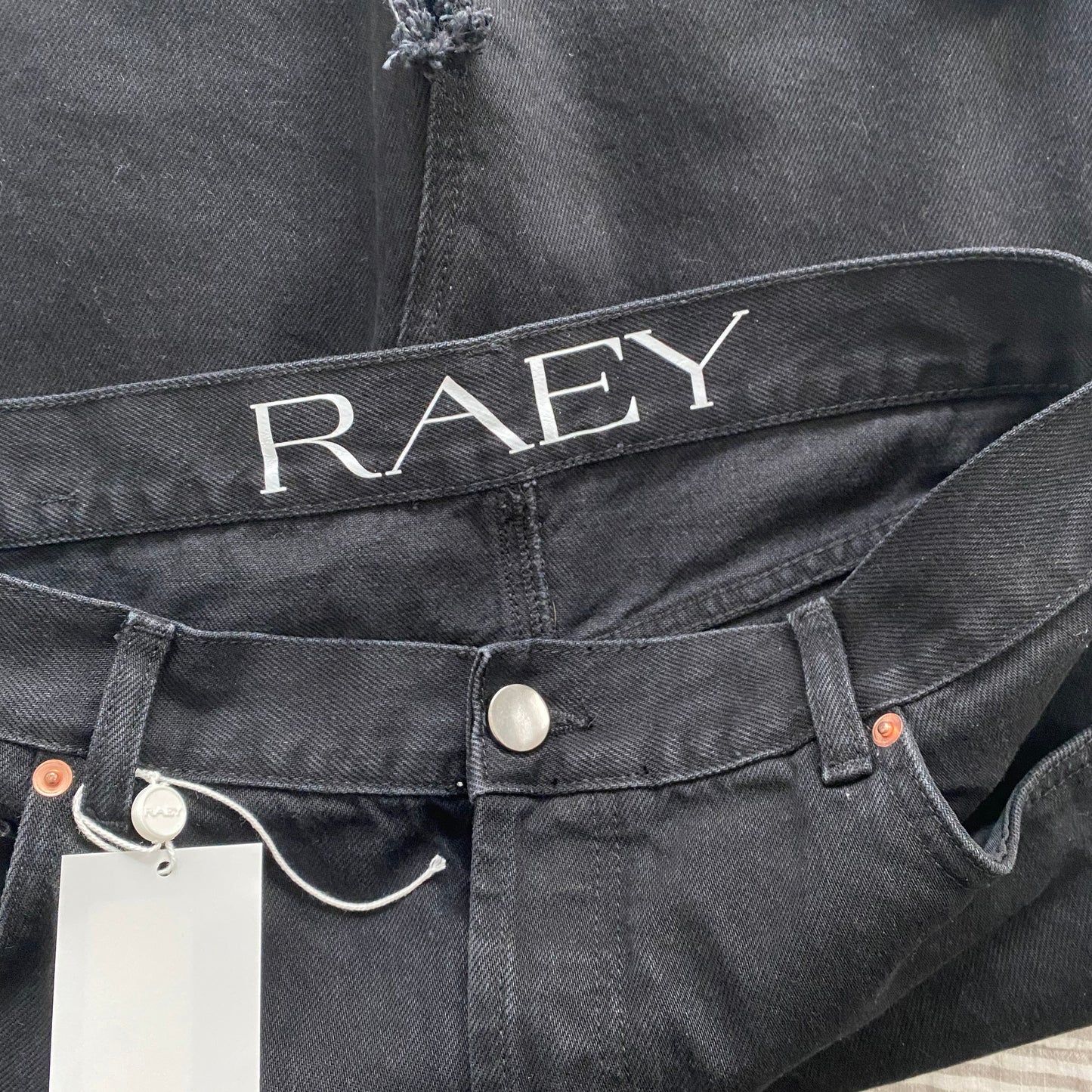 Raey Black Denim Skirt, size 10US (14Uk)