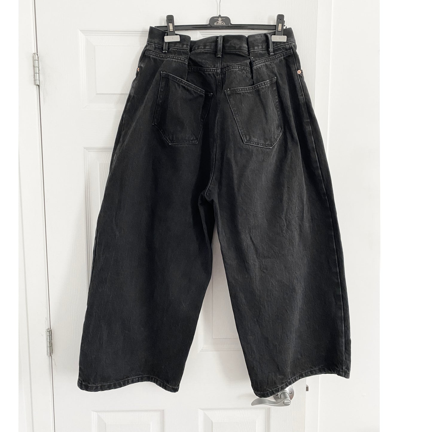 RAEY Extra Fold Black Jeans, size 30