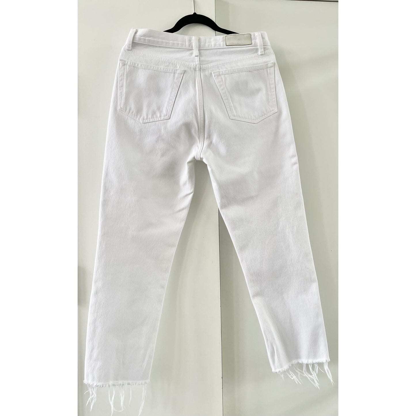 Re/Done 70's Stovepipe Jeans in White, size 30