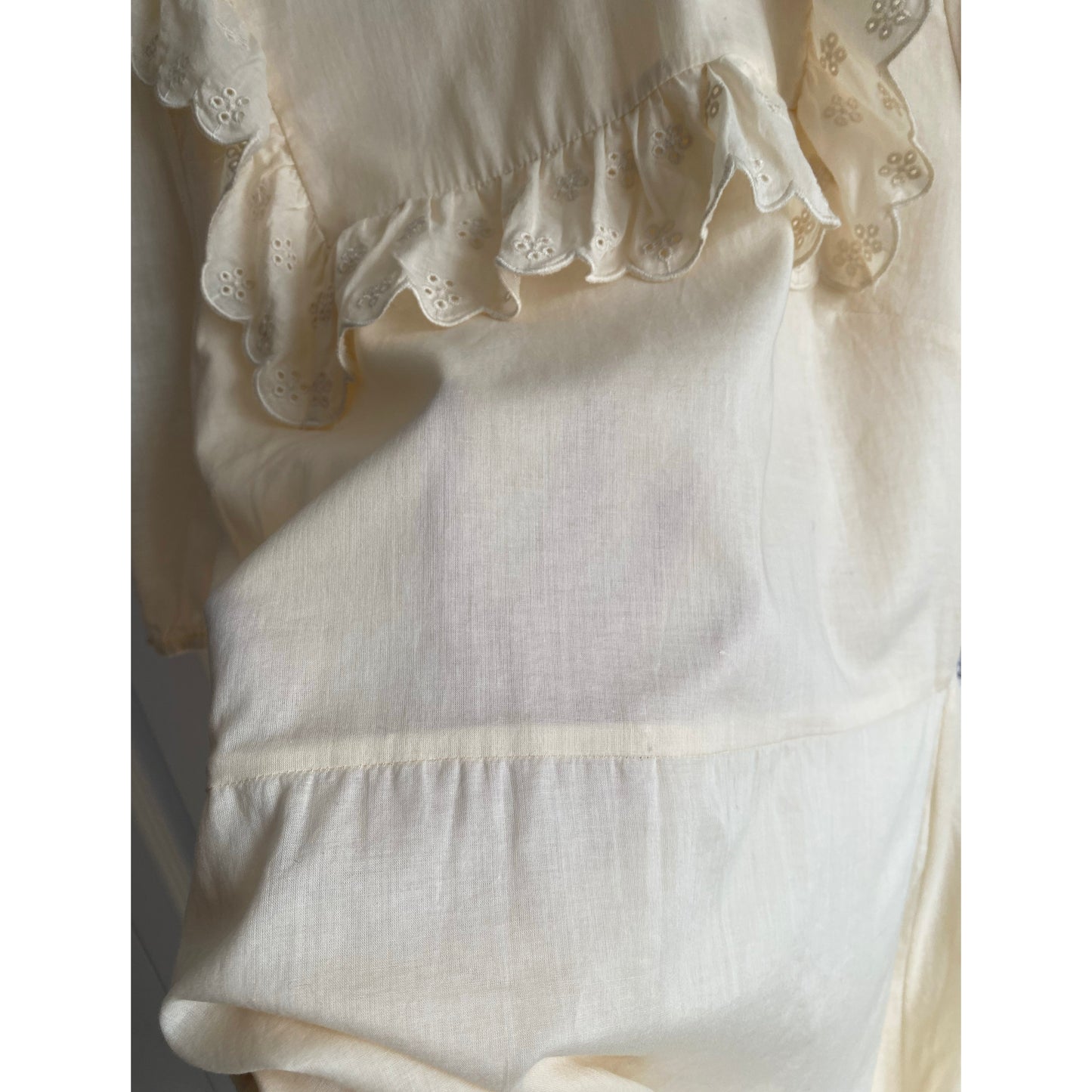 Robe en coton ivoire Reformation « Bradley », taille 10 (convient à la taille 8)