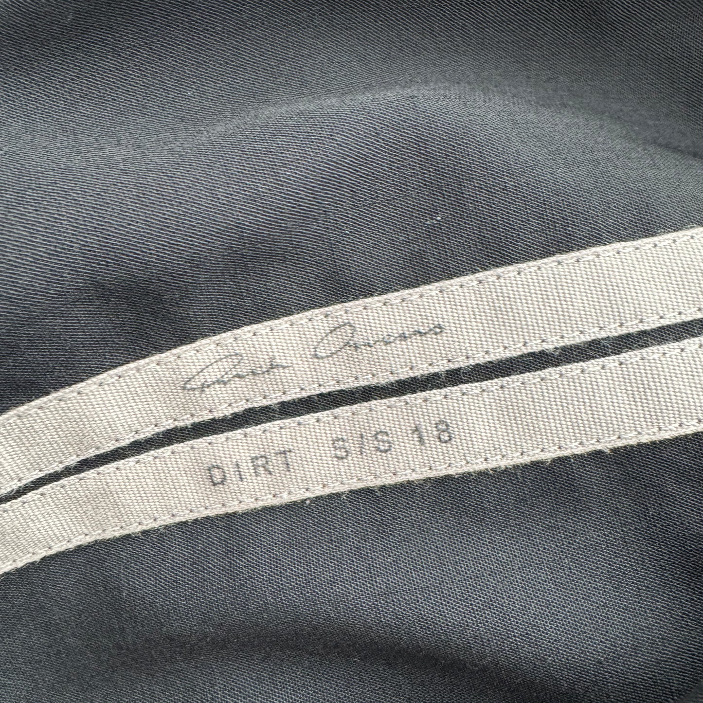 Rick Owens Drop Crotch Crepe Pants in Black, size 8 (fits 4/6)