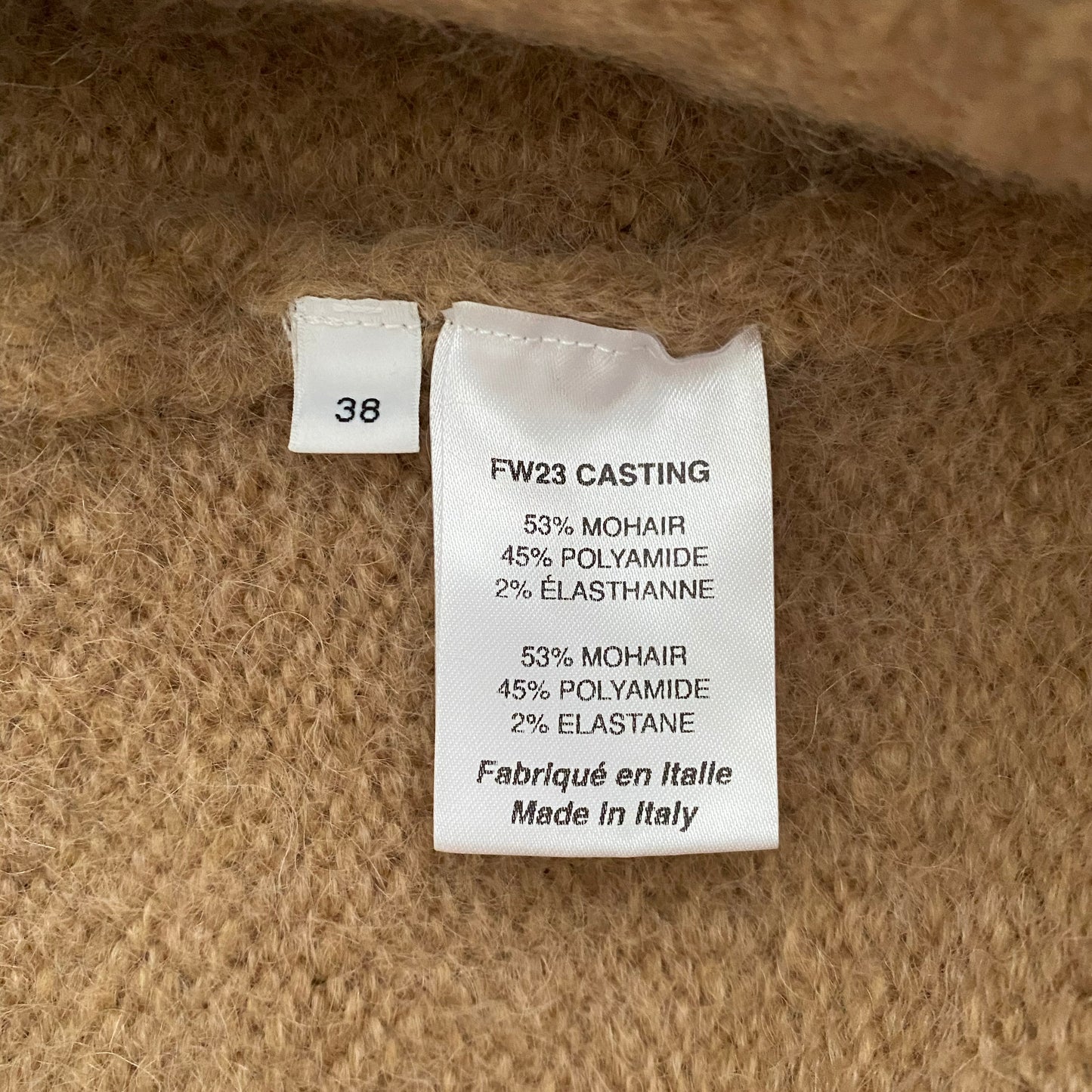 Roseanna "Casting" Mohair Sweater in Camel, size 38 (Fits like M/L)