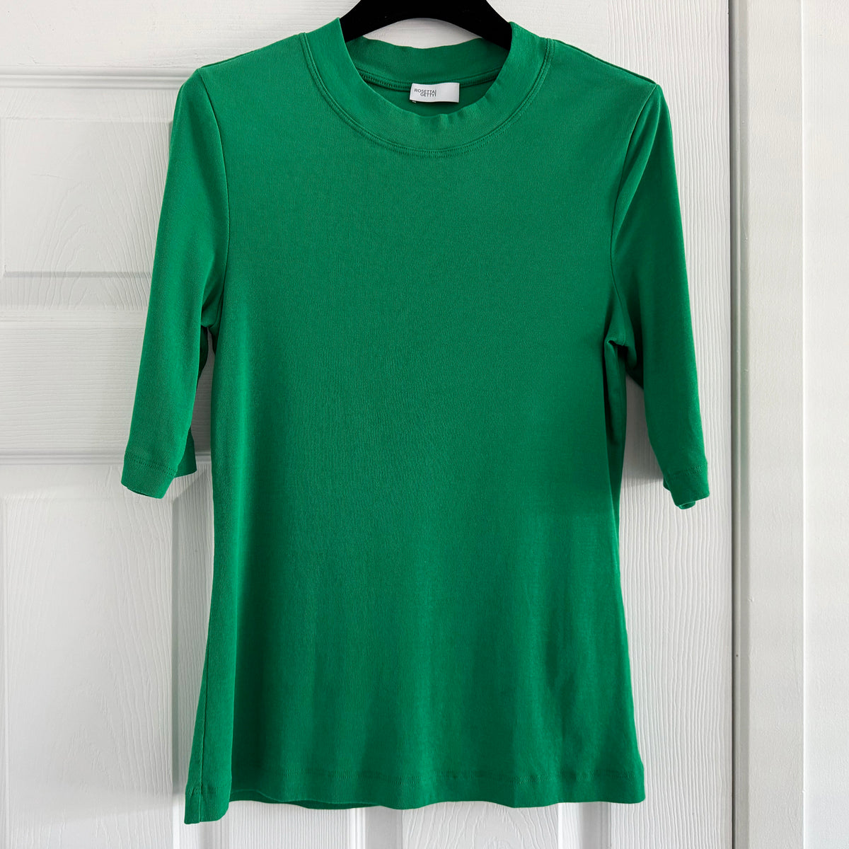 Rosetta Getty Tee Shirt in Emerald Green, size XL (fits size Small?)