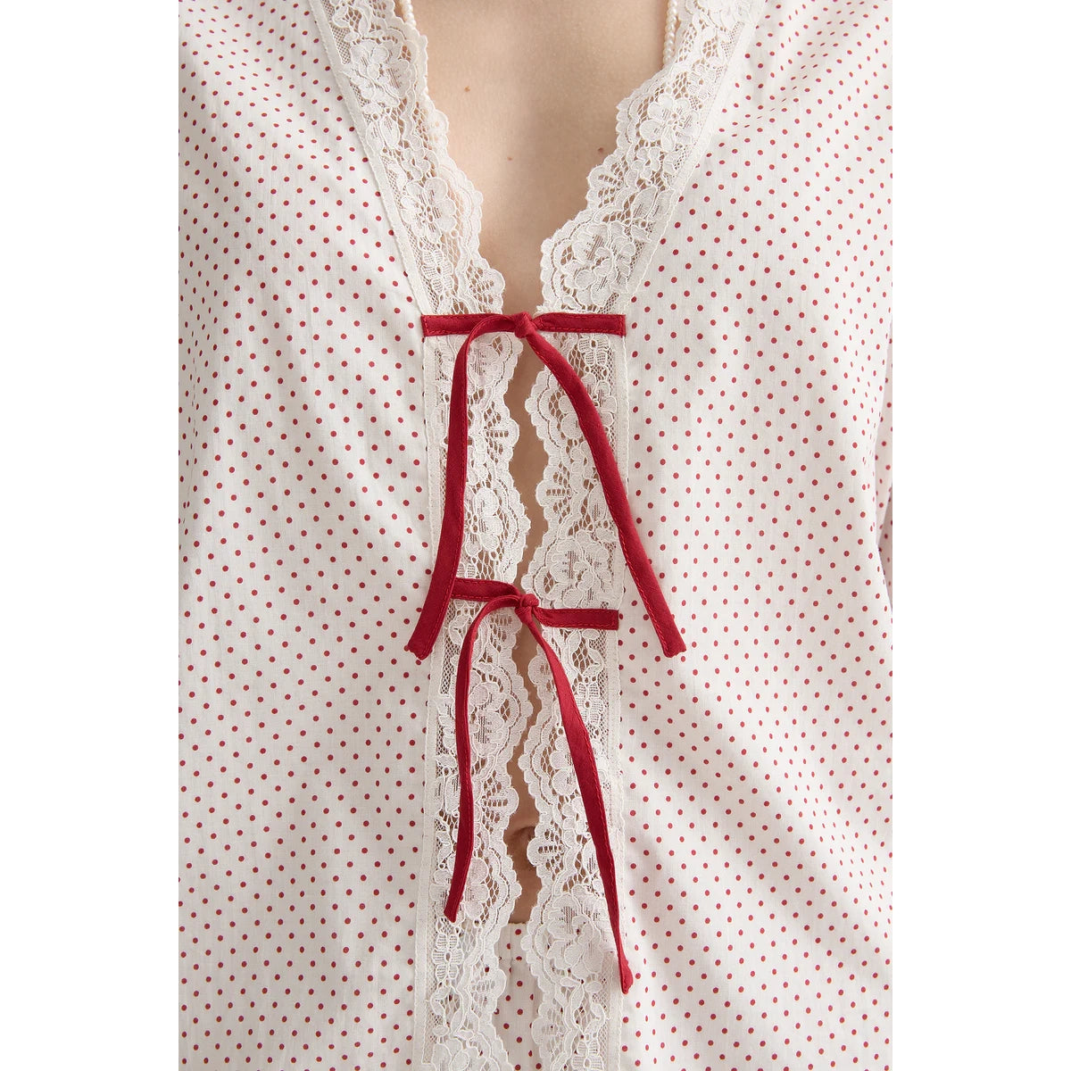 Posse "Marlowe" Polka Dot Cotton Set, size Medium (fits S/M)