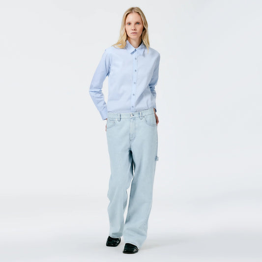 Jean charpentier Tibi "Sam" en délavage classique, taille 32 (convient au 32/33)