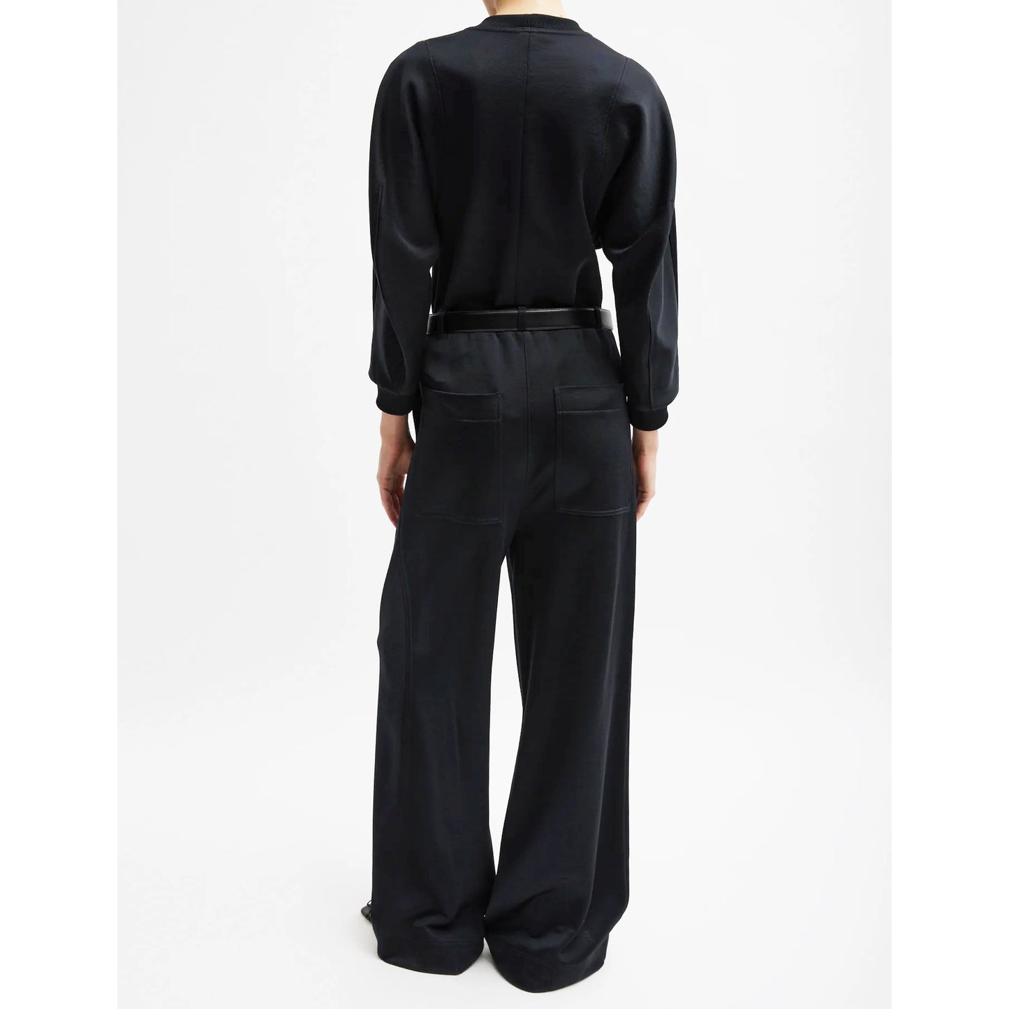 Tibi "Cecil" Sweatpant in Black, size XL