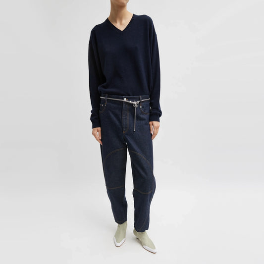 Tibi "Earl" Jean in Dark Indigo (Shorter Version), size 30