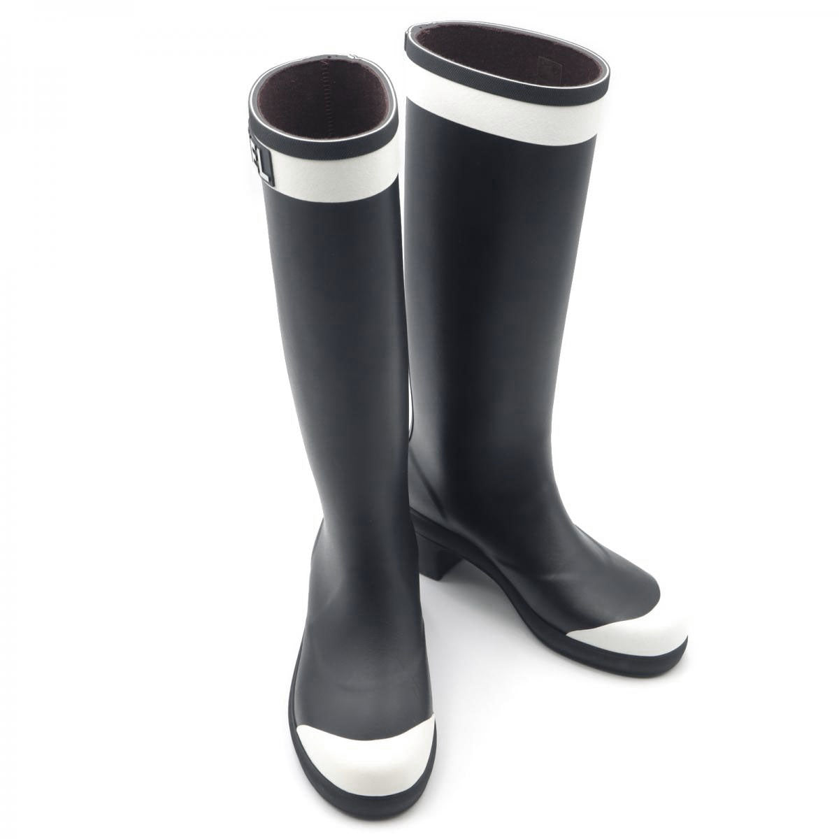 Chanel Cap Toe Rain Boots, size 39