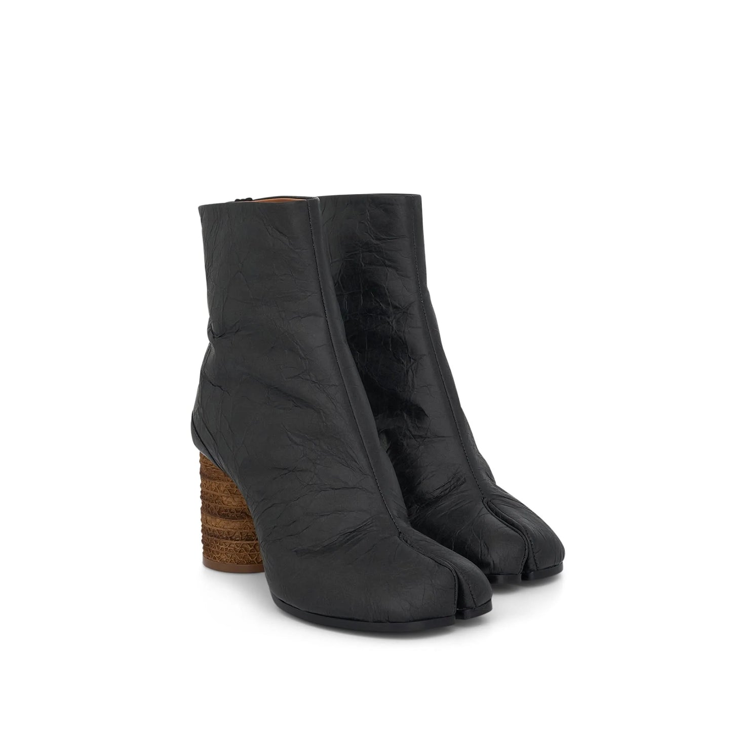 Margiela Tabi Paper Boots in Black, size 38