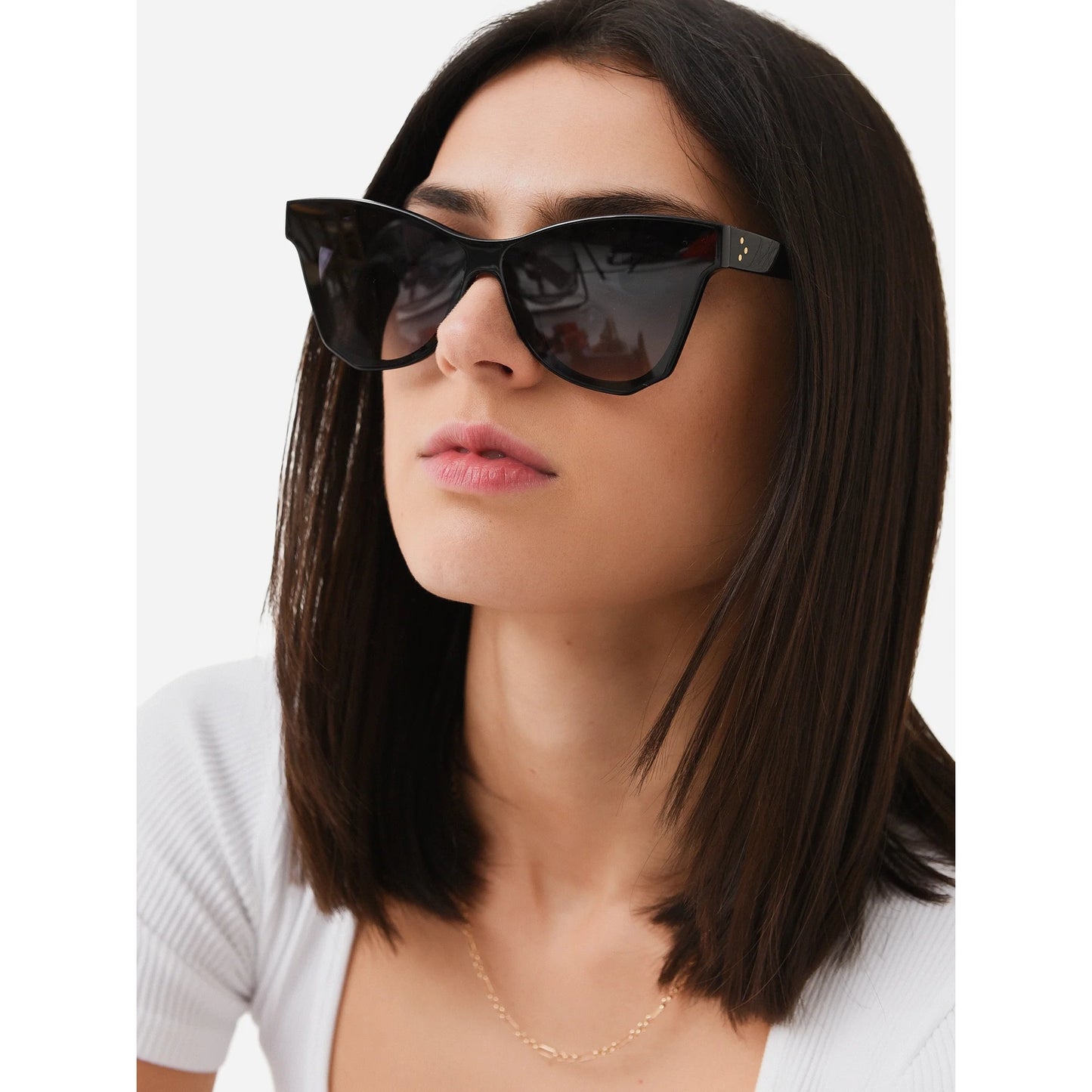 Krewe "Aubry Nylon" Sunglasses in Black