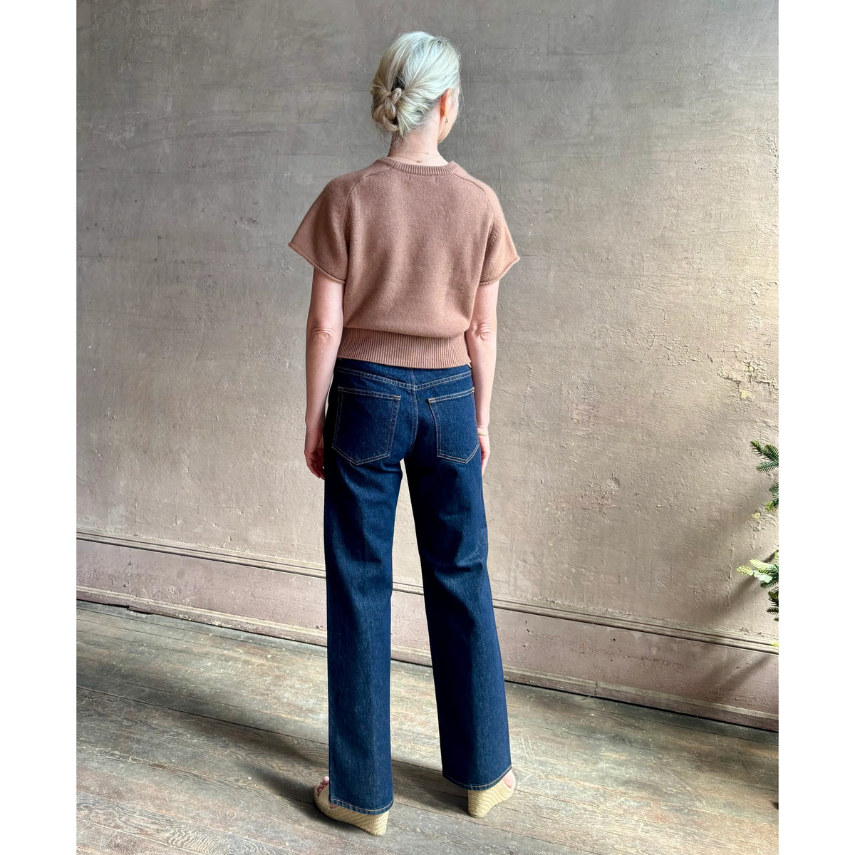 Sablyn "Jones Saddle" Raglan Cashmere Sweater in "Prairie Sand", size Medium