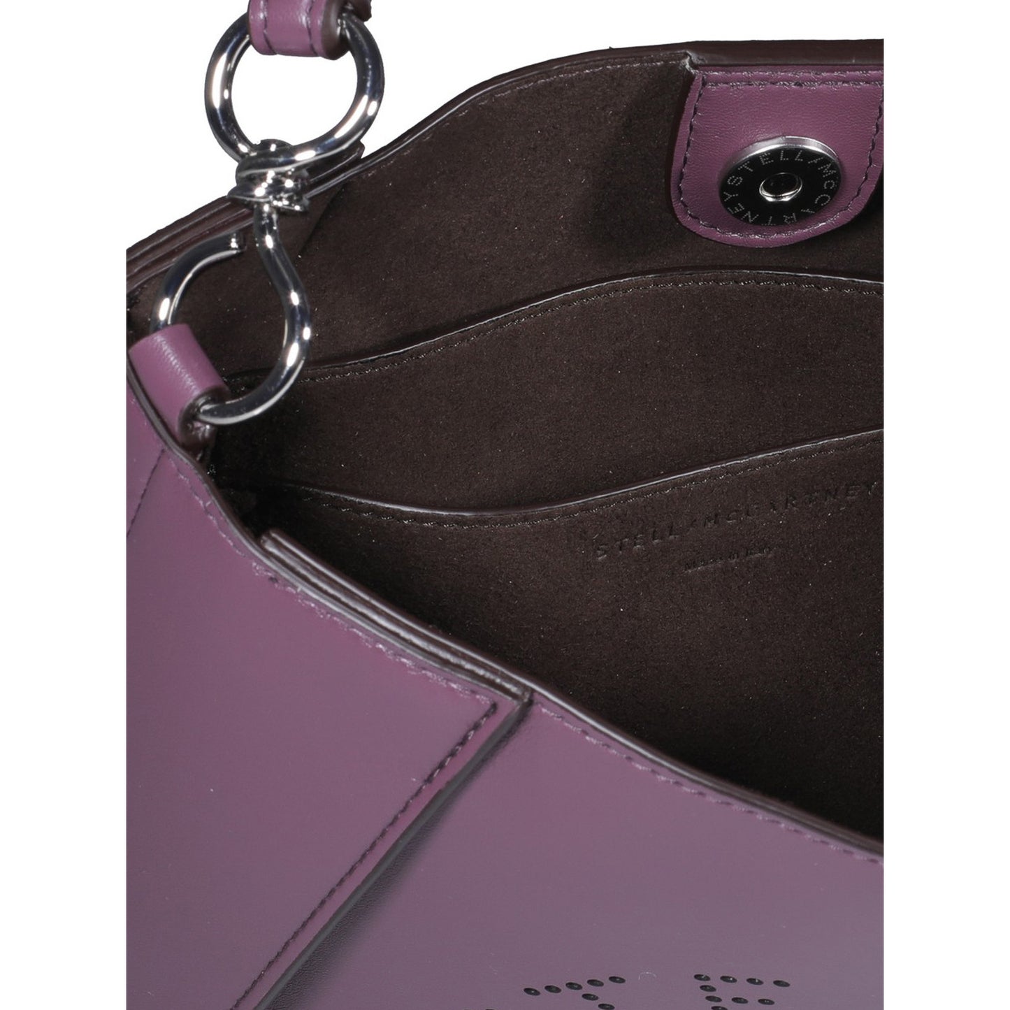 Stella McCartney Crossbody Logo Bag in Plum