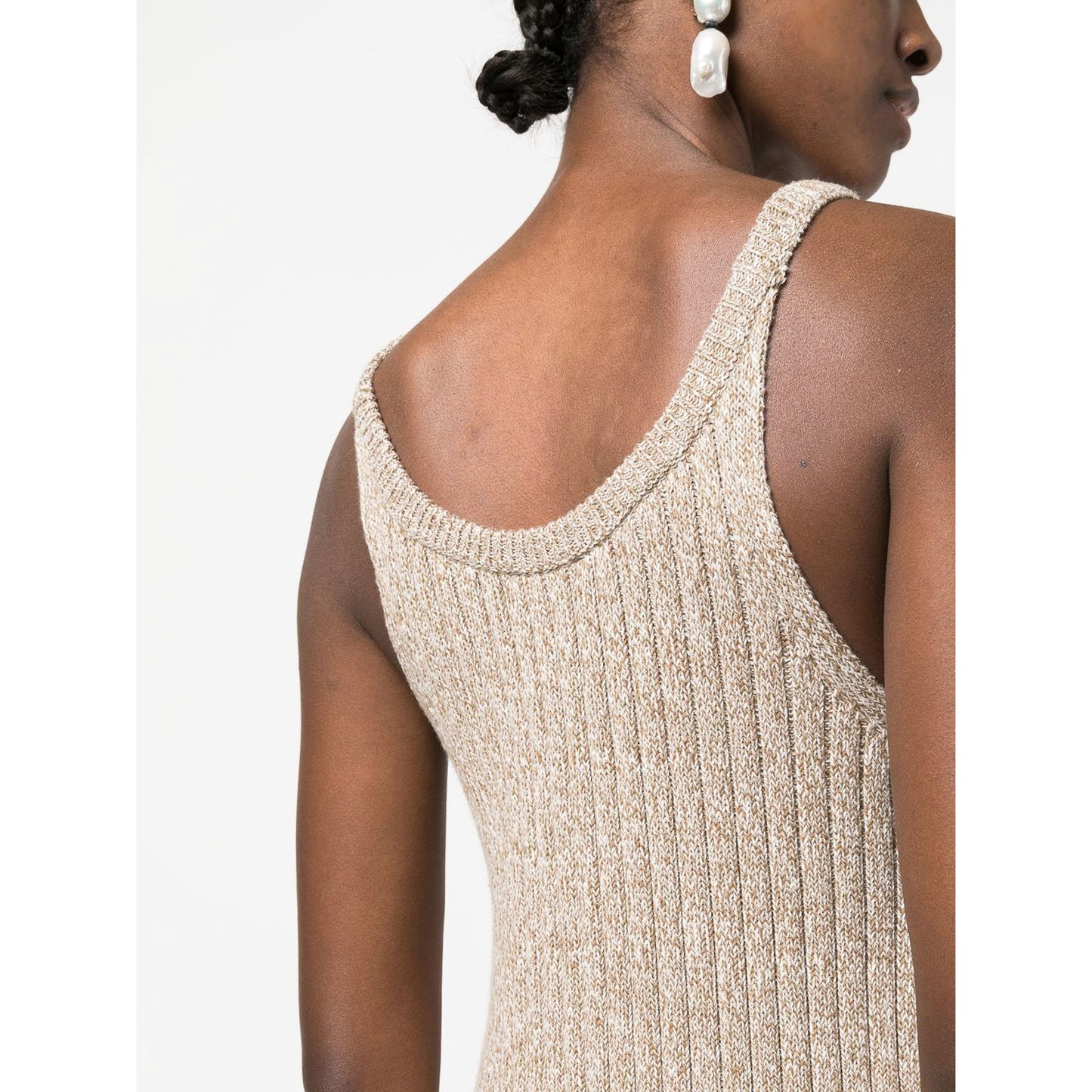 Closed Moulin Strap Knit Dress in Beige, size XS