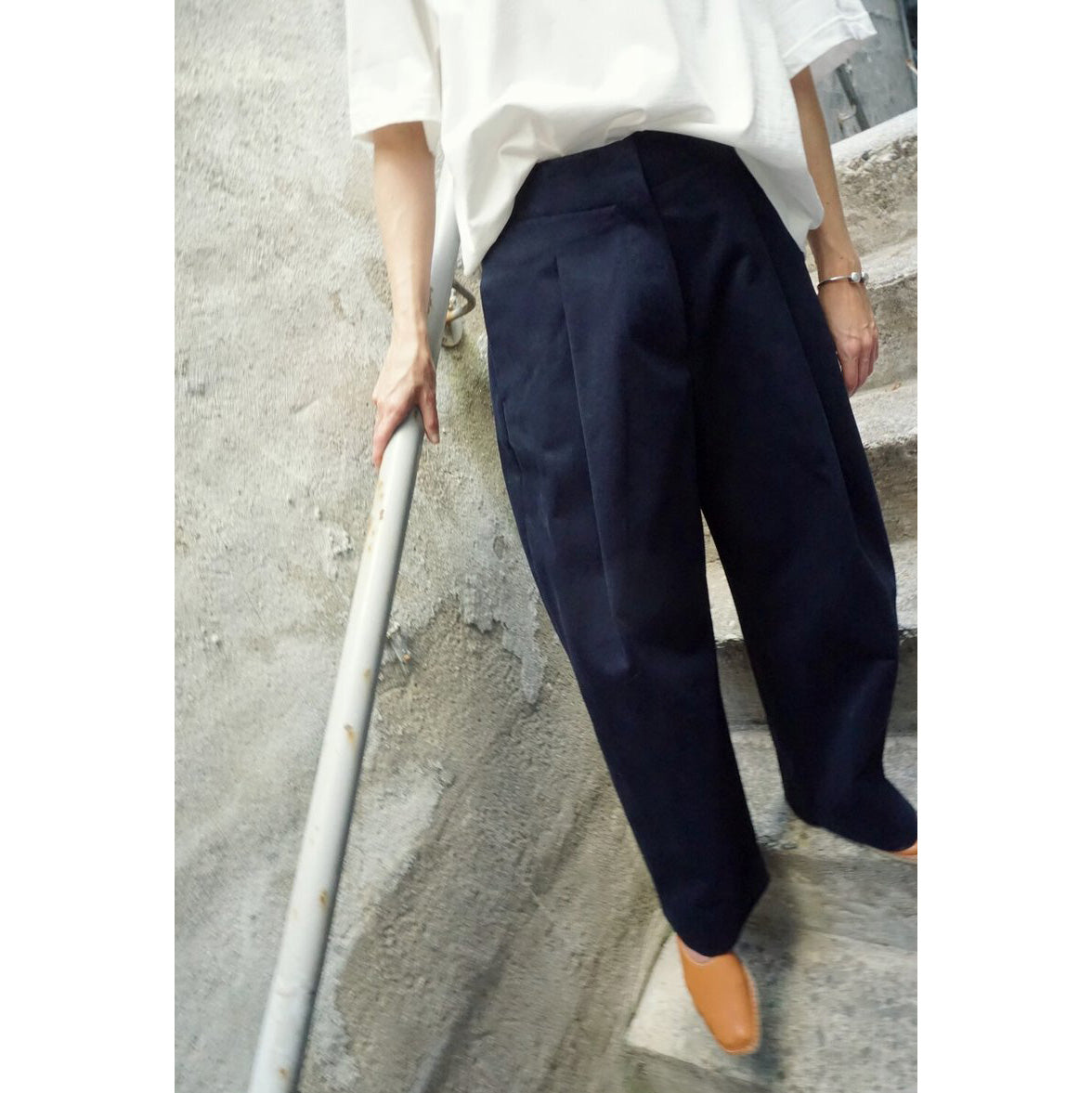 Studio Nicholson "Dordoni" Pant in Dark Navy, size "3"