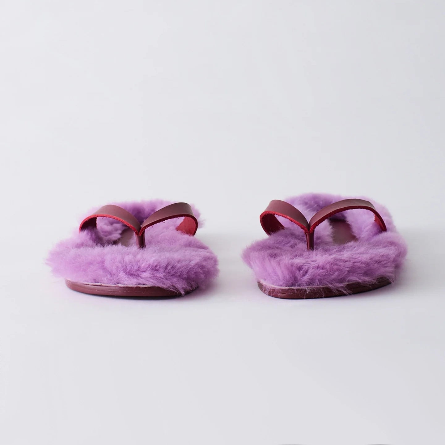 Tibi "Bryan" Fur Flip Flops, size 37.5