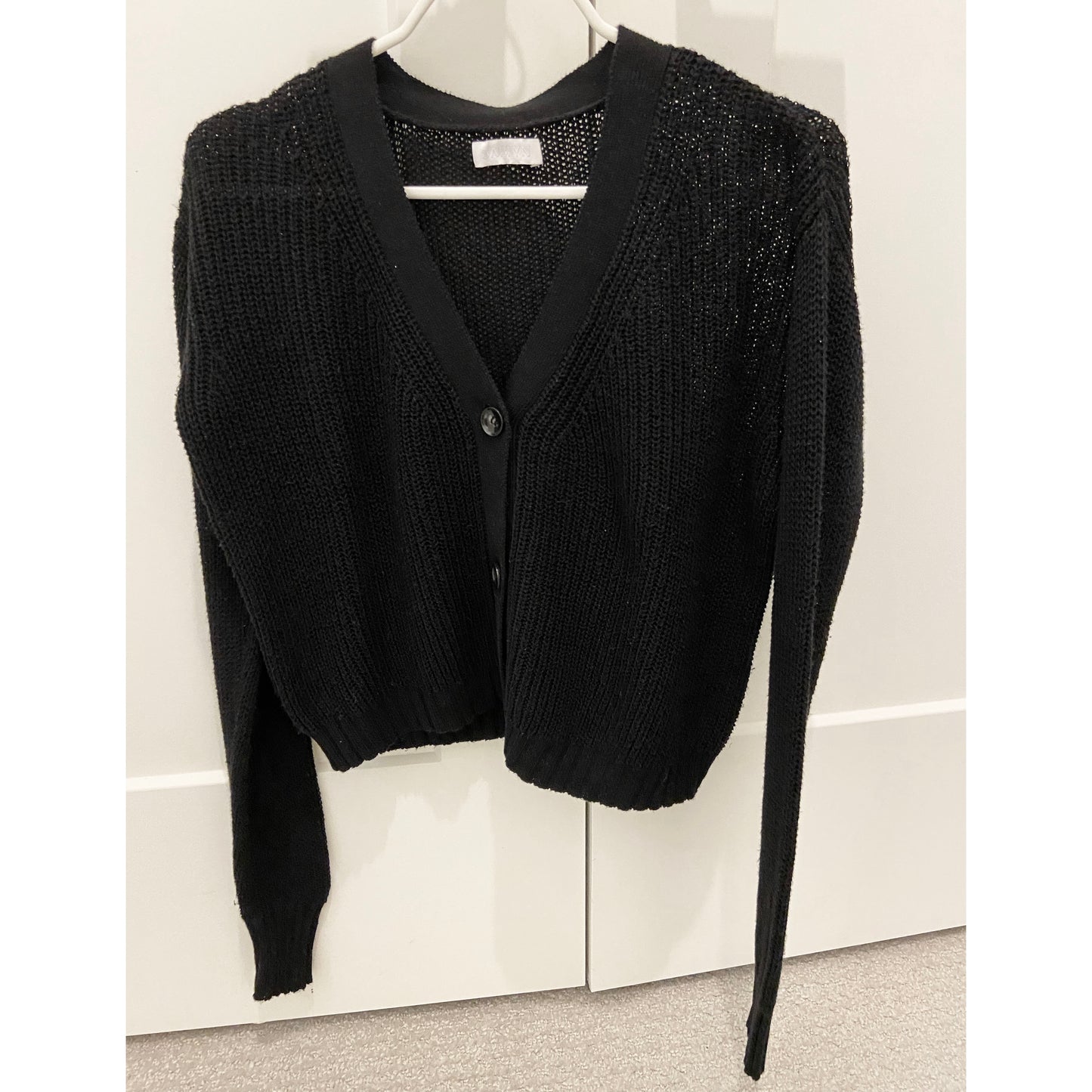 Sablyn "Tati" Cardigan in Black, size Small