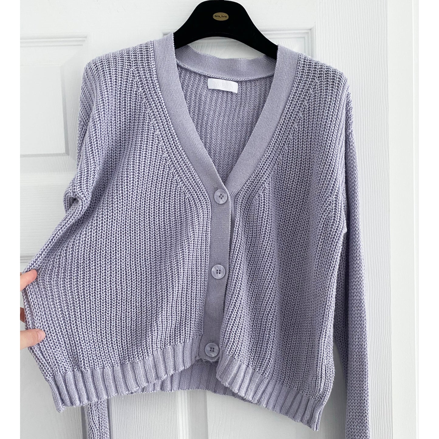 Sablyn "Tati" Cardigan in Lilac, size Small