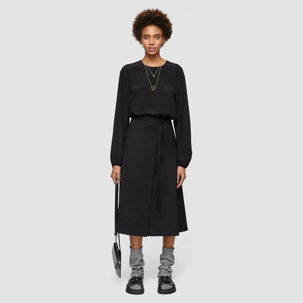 Joseph "Safra" Black A-Line Skirt, size 44