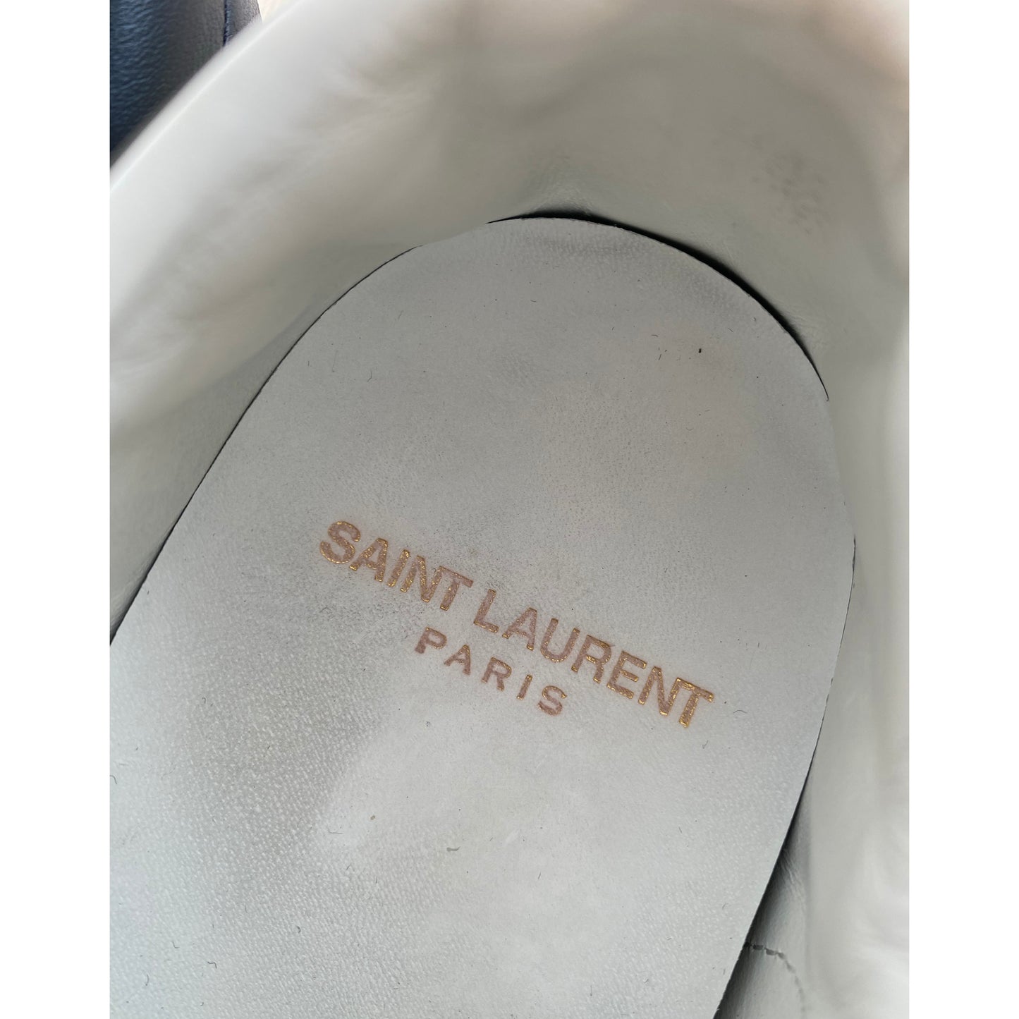 Saint Laurent Court Classic Velcro Sneaker, size 38 (fits like 38.5)