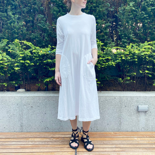 Sarahwear White T-shirt Dress, One Size Only