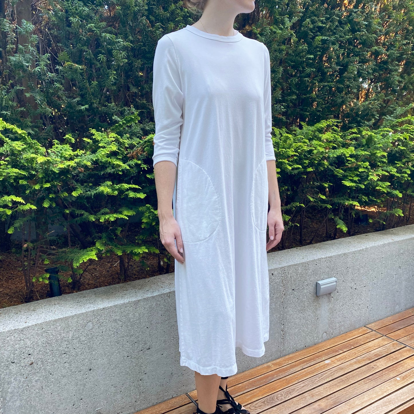 Sarahwear White T-shirt Dress, One Size Only