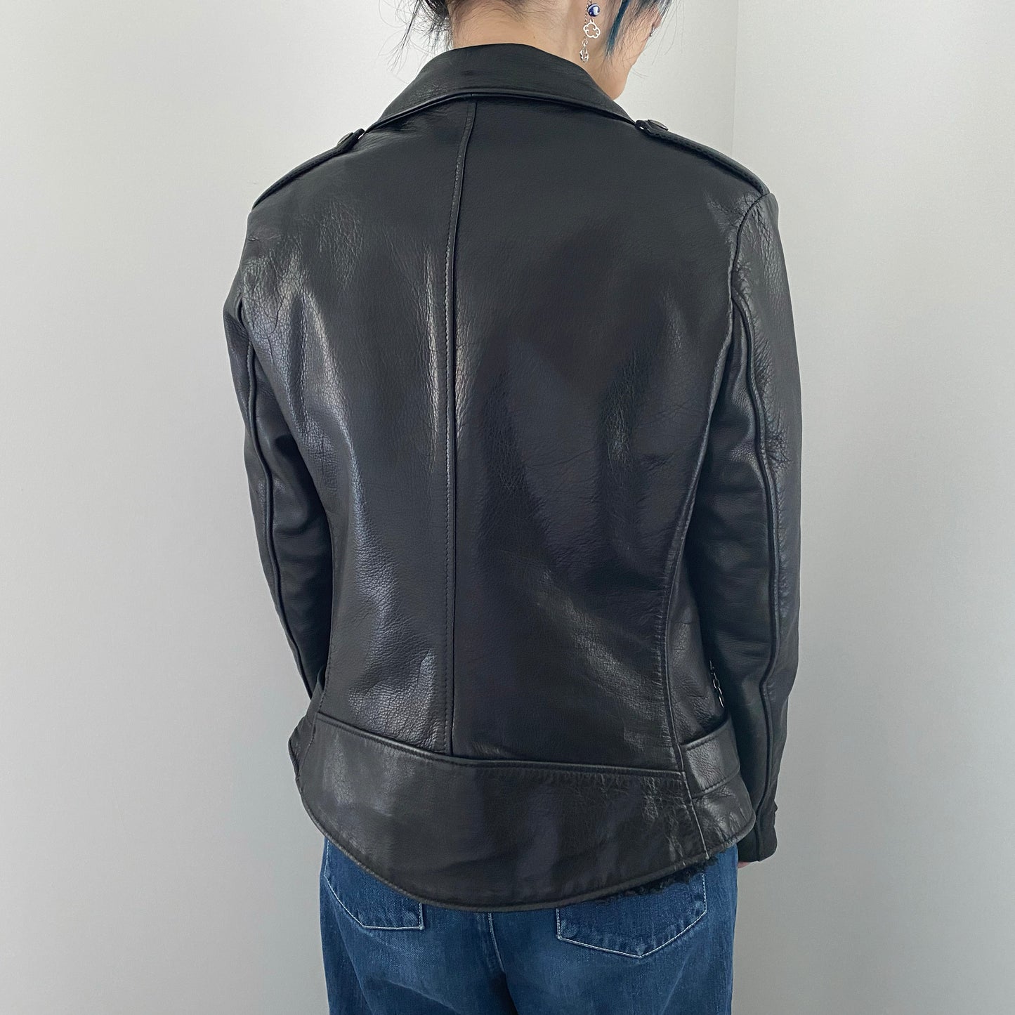 Schott NYC Black "Perfecto" Leather Jacket, size XS