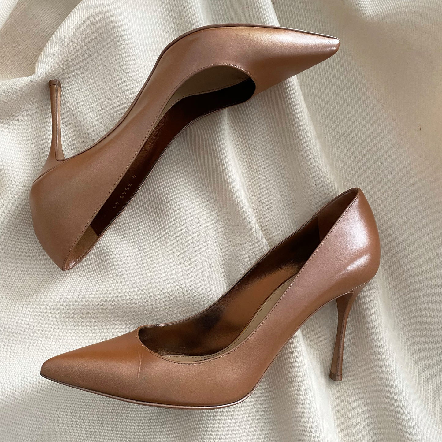 Escarpin Sergio Rossi Godiva Bronze, taille 40