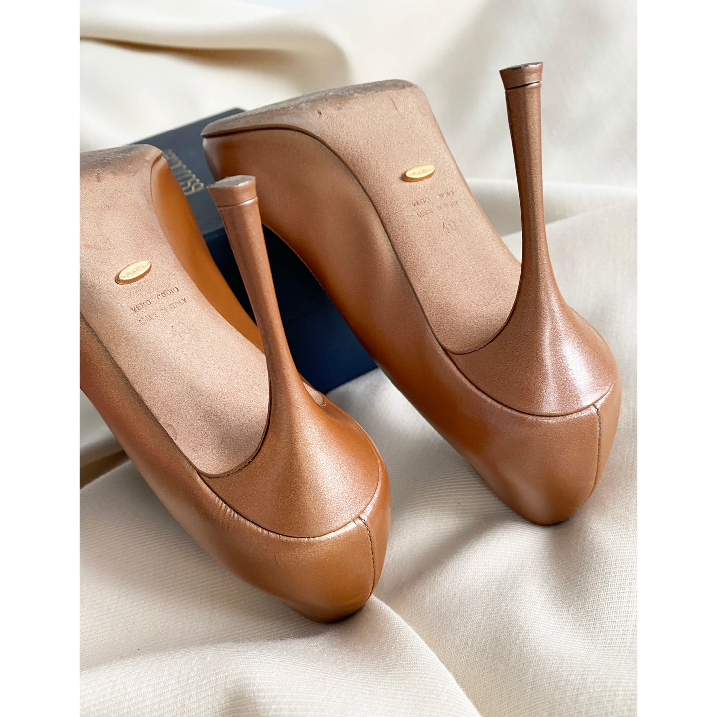 Escarpin Sergio Rossi Godiva Bronze, taille 40