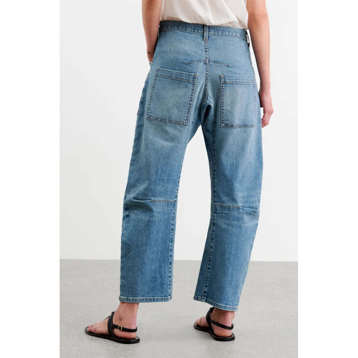 Nili Lotan "Shon" Jeans in Summer Wash, size 28