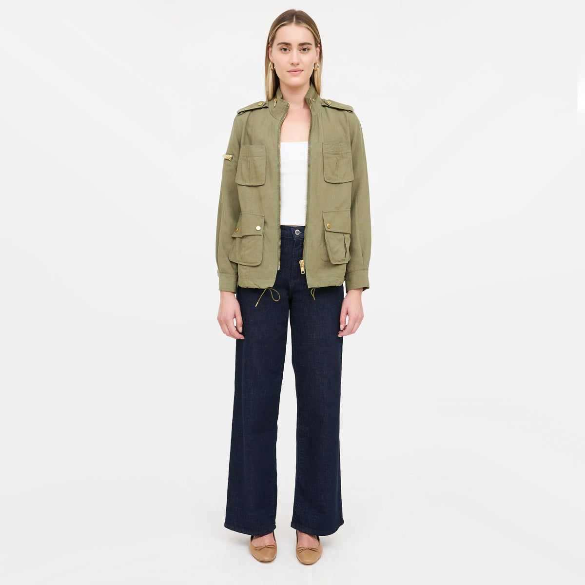 Smythe OG Surplus Jacket in Army Green, size Large