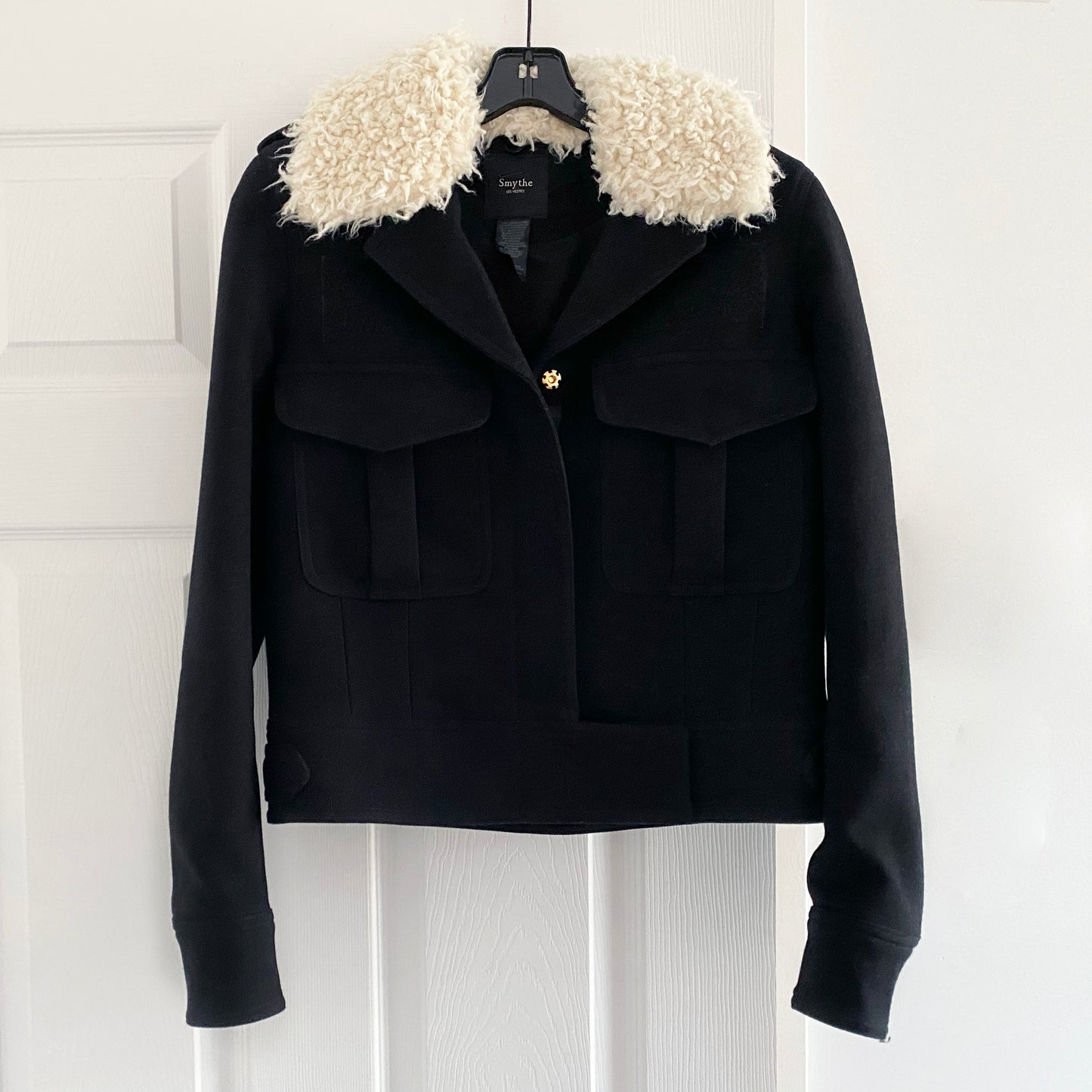 Smythe Military Jacket in Navy, size 4 (fits like size 2/4)