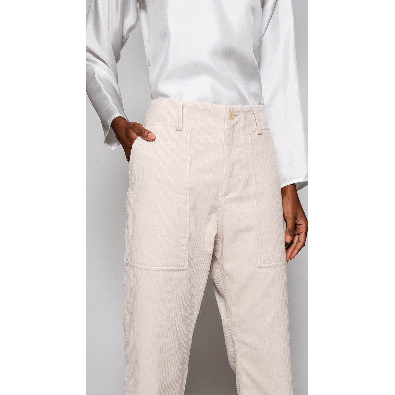 Sofie D'Hoore "Porter" Cord Crop Pants, size 36 (fits size 4/6)