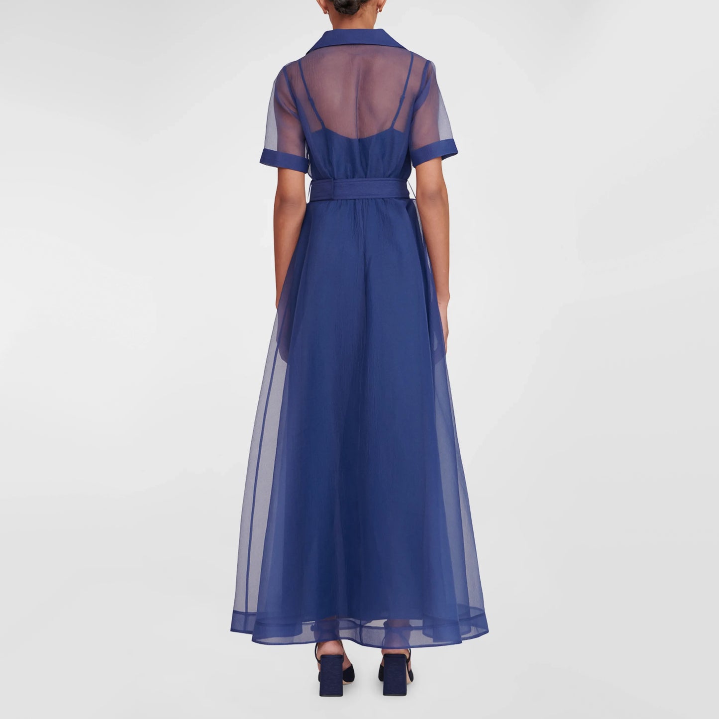 Staud "Millie" Maxi Dress in Blue, size 2