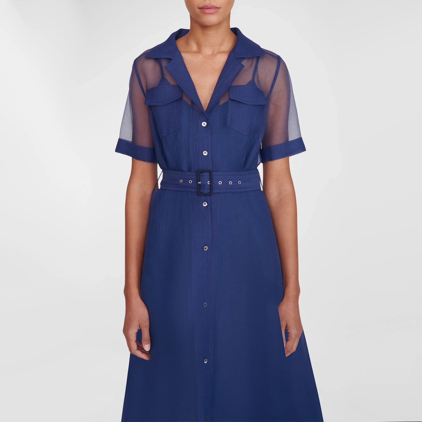 Staud "Millie" Maxi Dress in Blue, size 2