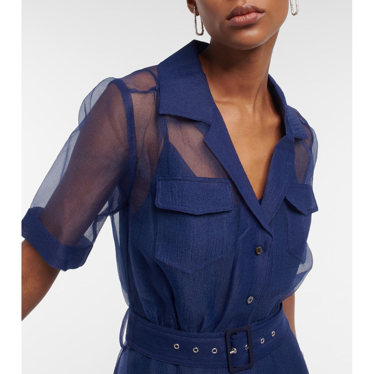 Staud "Millie" Maxi Dress in Blue, size 2