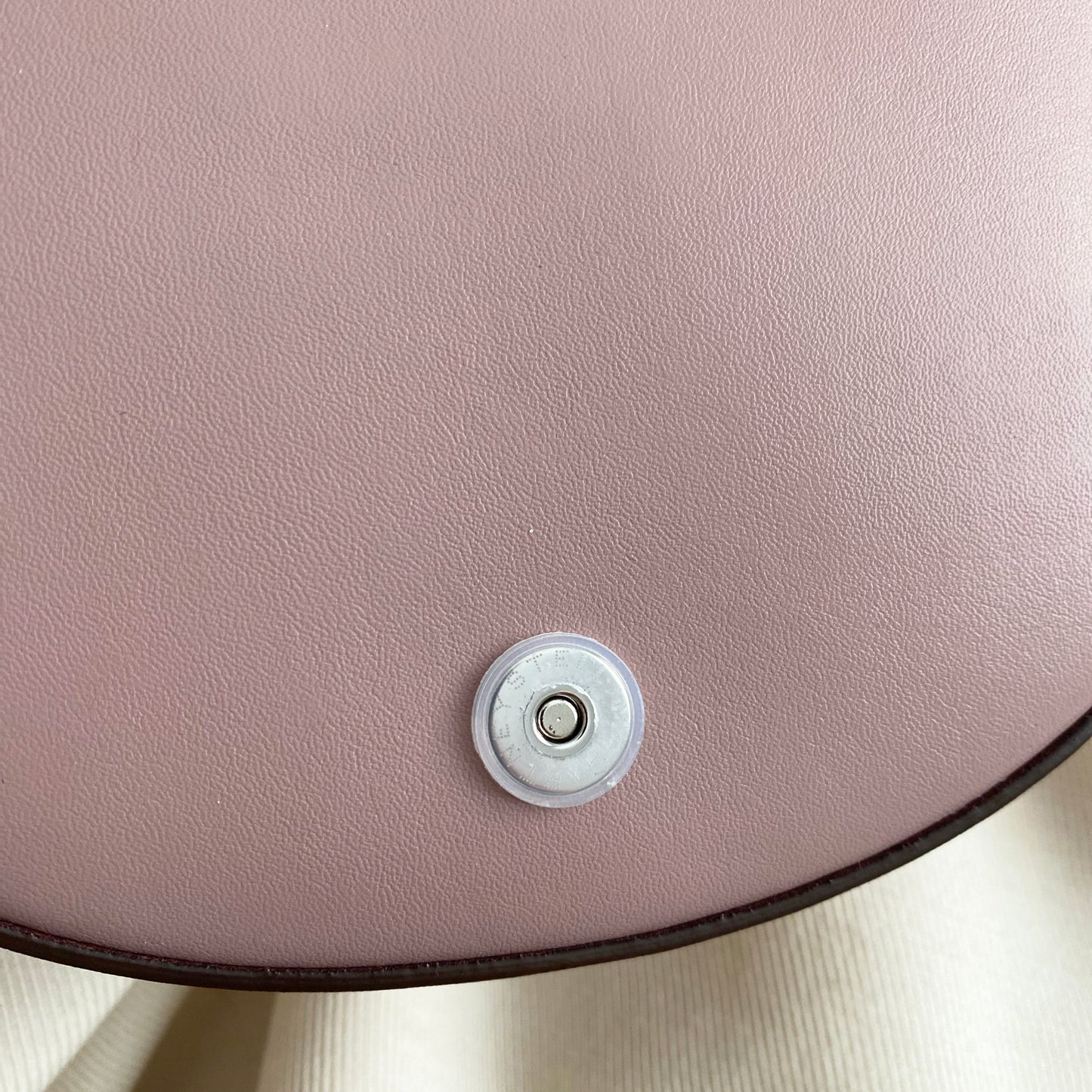 Stella McCartney Half Moon Logo Shoulder Bag in Shell Pink