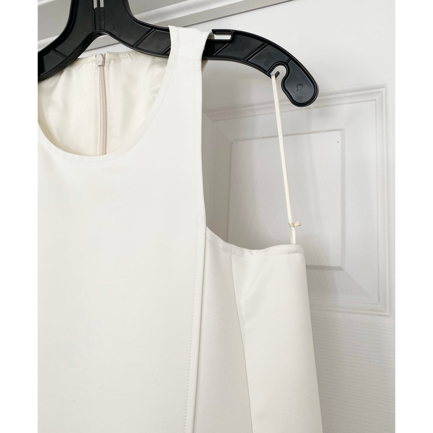 Stella McCartney White Racerback Shift Dress, size 42 (fits like size 4/6)